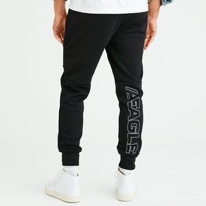 ae gridback fleece jogger